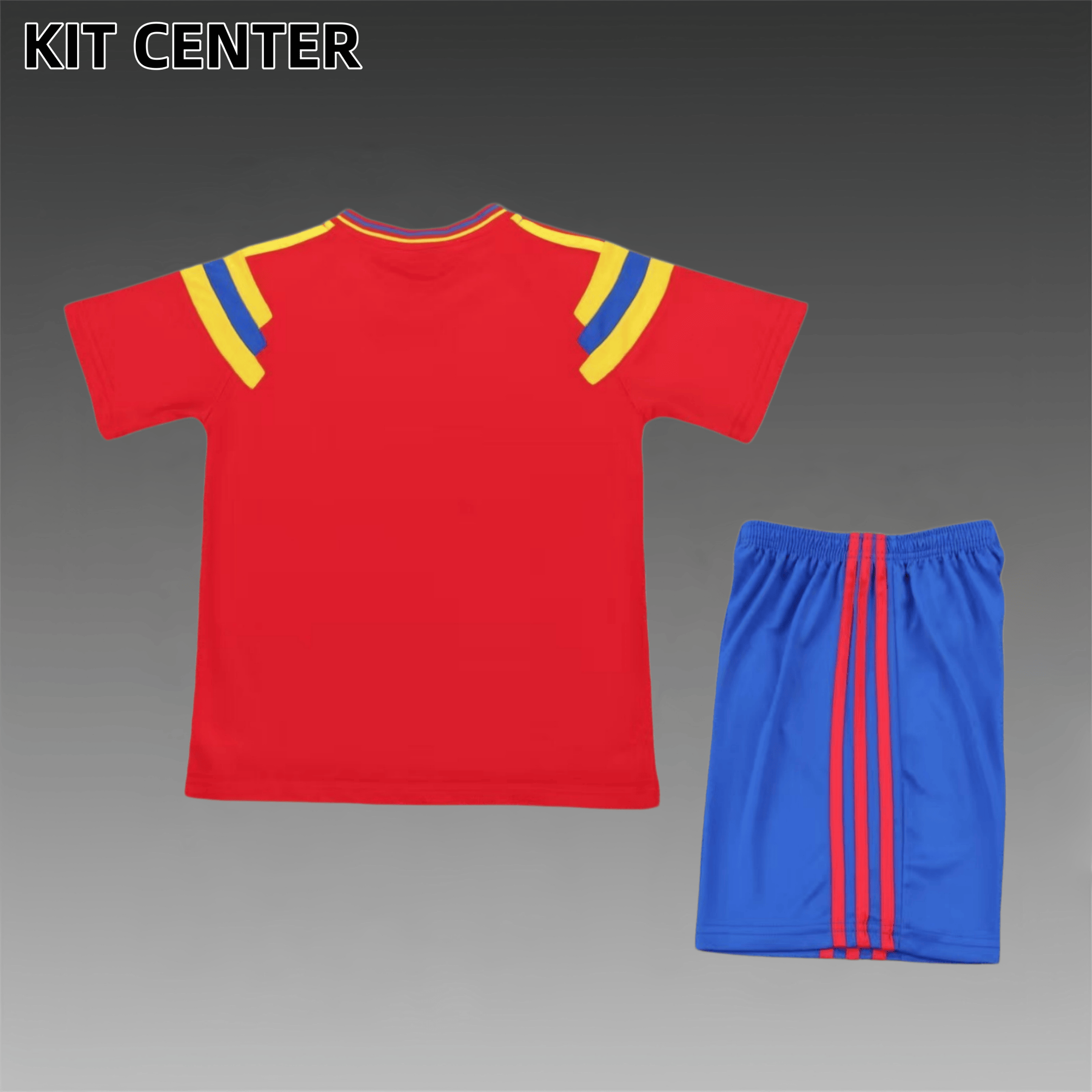 1990 Colombia home Retro Football Shirt Kids Kit