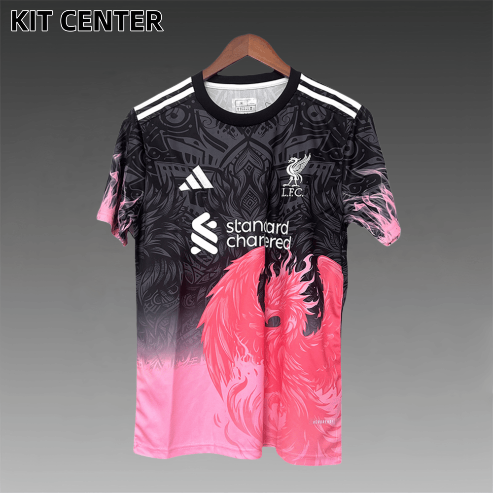 2025/2026 Liverpool Black and Gold Football Shirt (Fans)