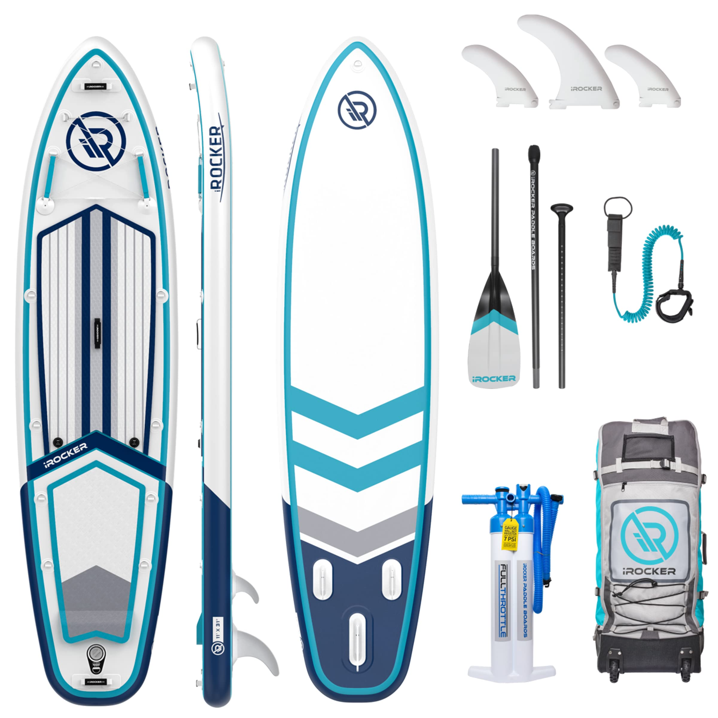 【BS】Inflatable Stand Up Paddle Board with Premium SUP Accessories, Pump & Backpack