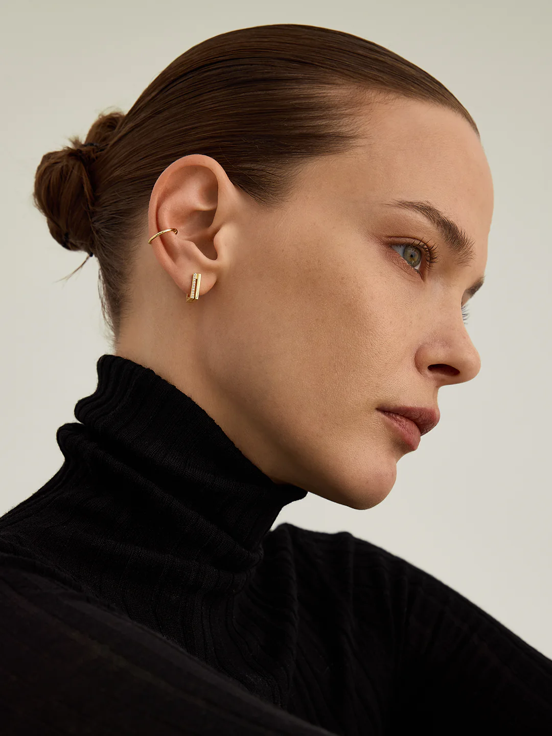 Pave Block Duo Huggies