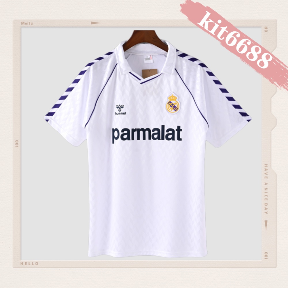 1986/1987 Real Madrid Home Retro Football Shirt