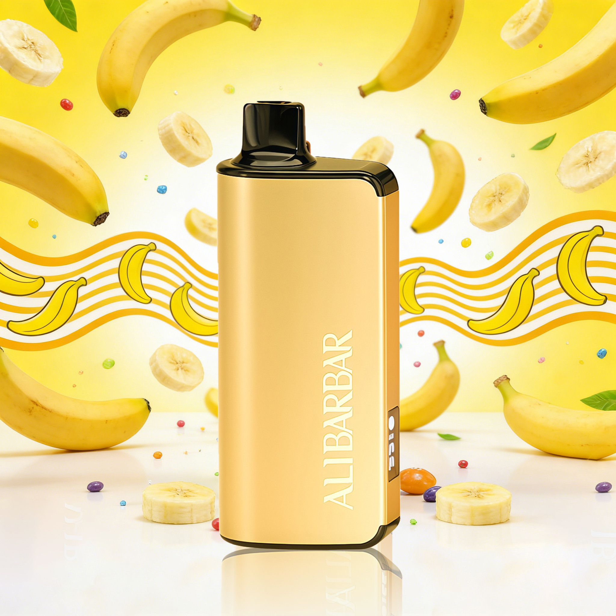ALIBARBAR INGOT 9000 PUFFS-BANANA BUZZ
