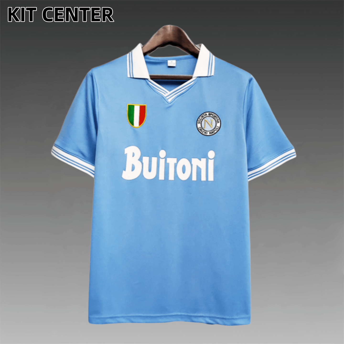 1986/1987 Napoli Retro Home Football Shirt