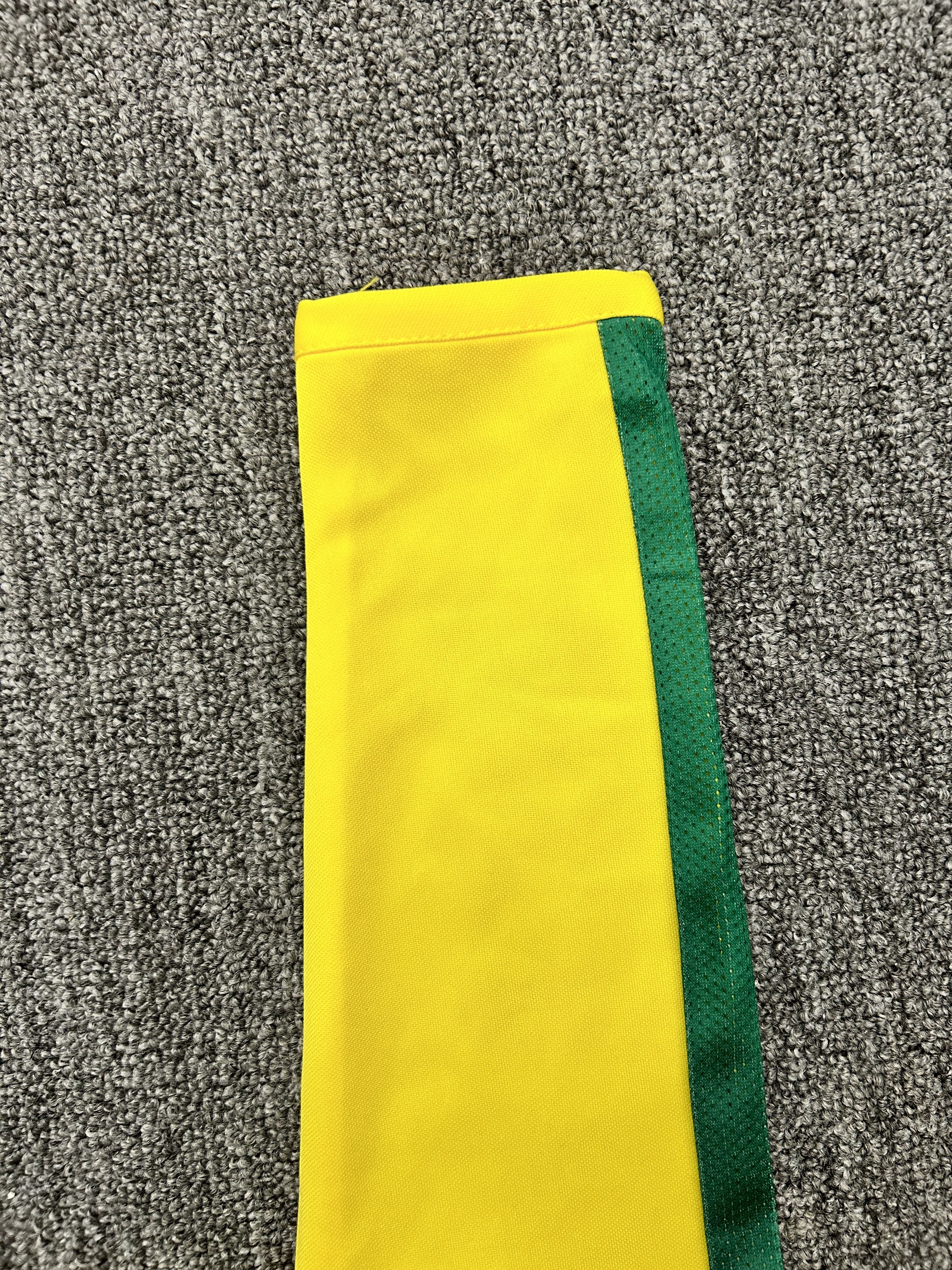 2002 Brazil home Retro long sleeves Kids Kit