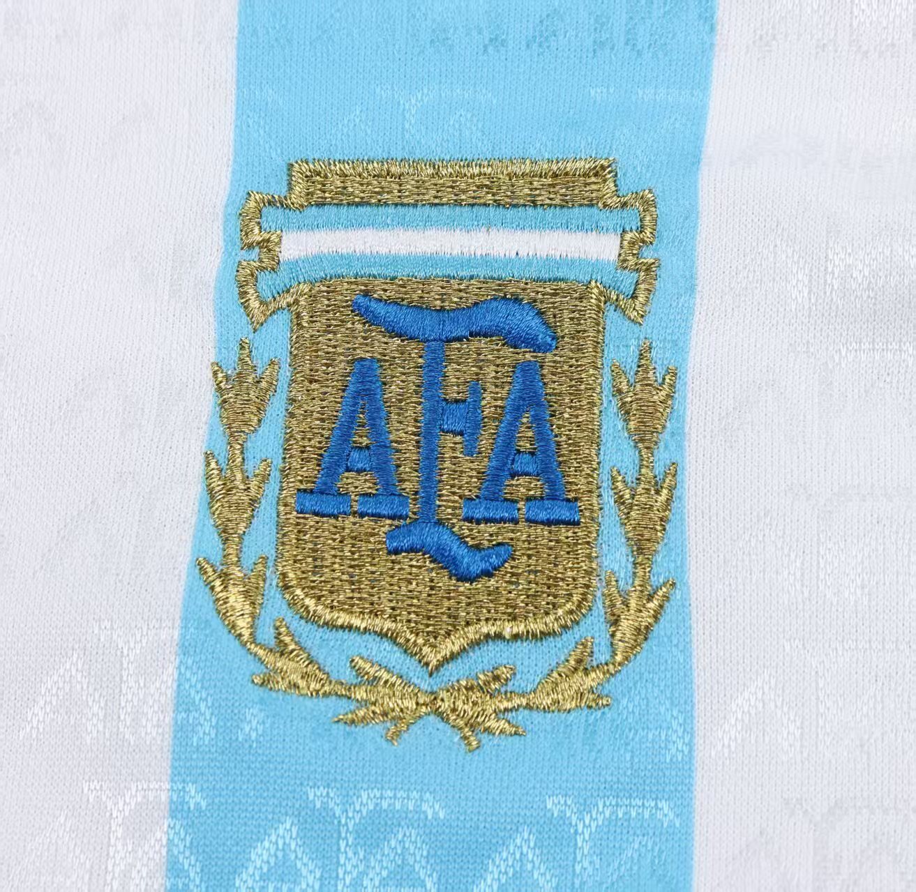 1994 Argentina home Retro  Football Shirt ( Kids Kit )