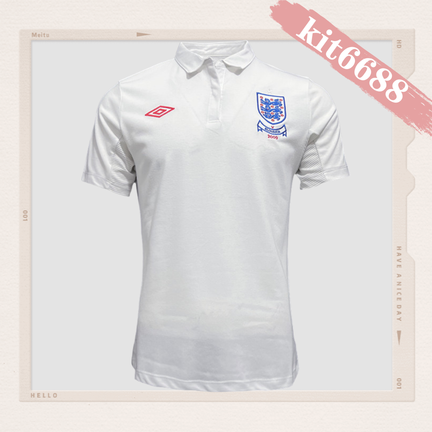 2010 England Home Retro Football Shirt