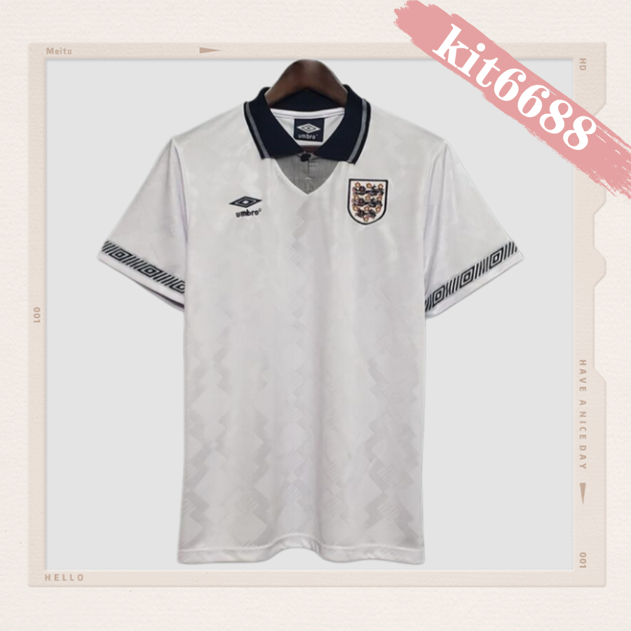 1990 England Home Retro Football Shirt