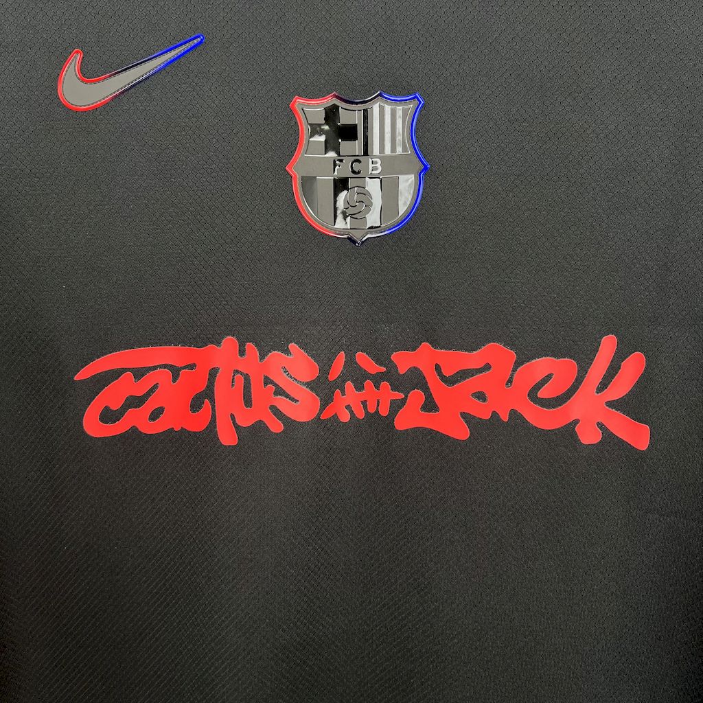 2024/2025 Barcelona Travis Scott Away Football Jersey (Fan)