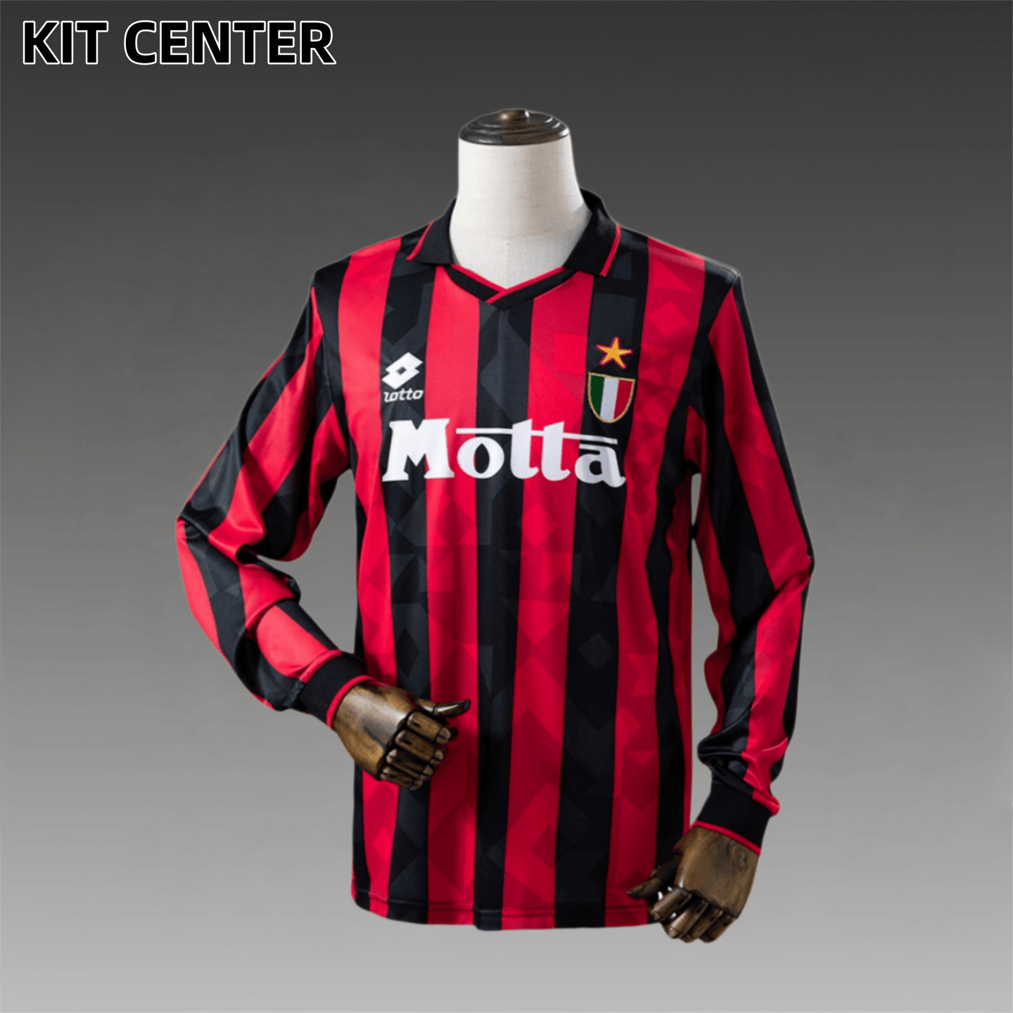 1993/1994 AC Milan Home Retro Long Sleeve Football Shirt