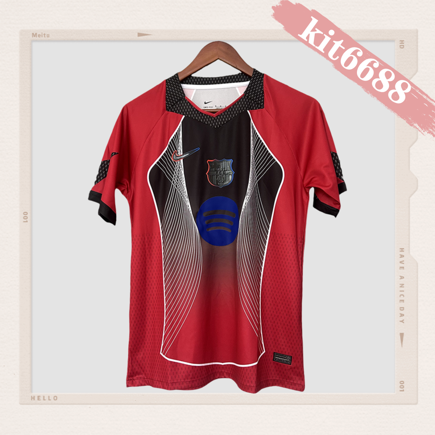 2025/2026 Barcelona Pre-match Football Jersey (Fan Edition)