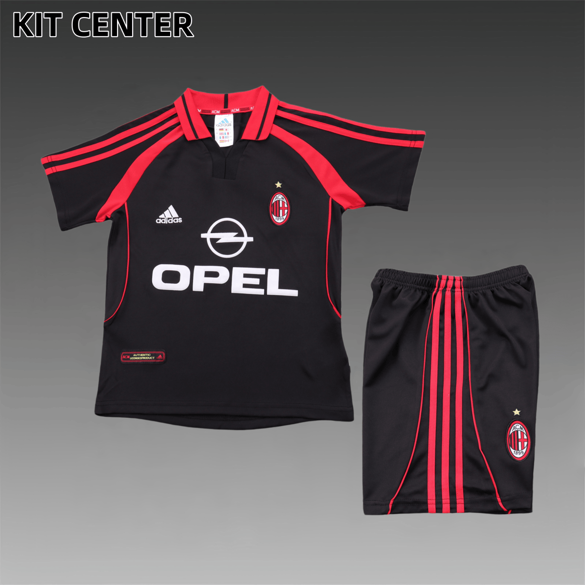 2000/2001 AC Milan Third Away Retro Football Jersey (Kids Kit)