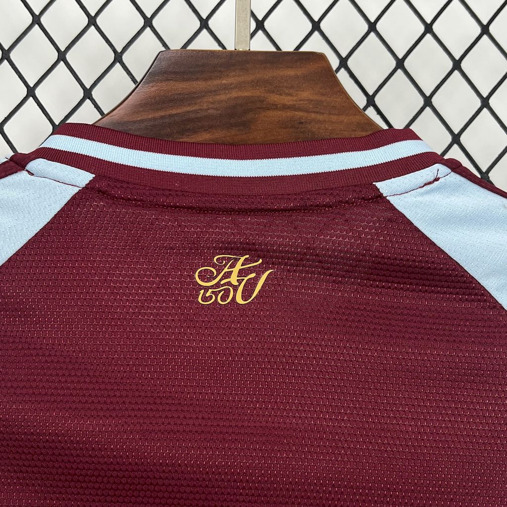 2025/2026 Aston Villa Home Football Shirt （Fans）