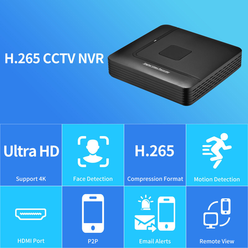 Gadinan 32CH 16CH 4K 8MP Face Detection H.265+ CCTV NVR Security Video Surveillance Recorder Motion Detect XMeye for IP Camera