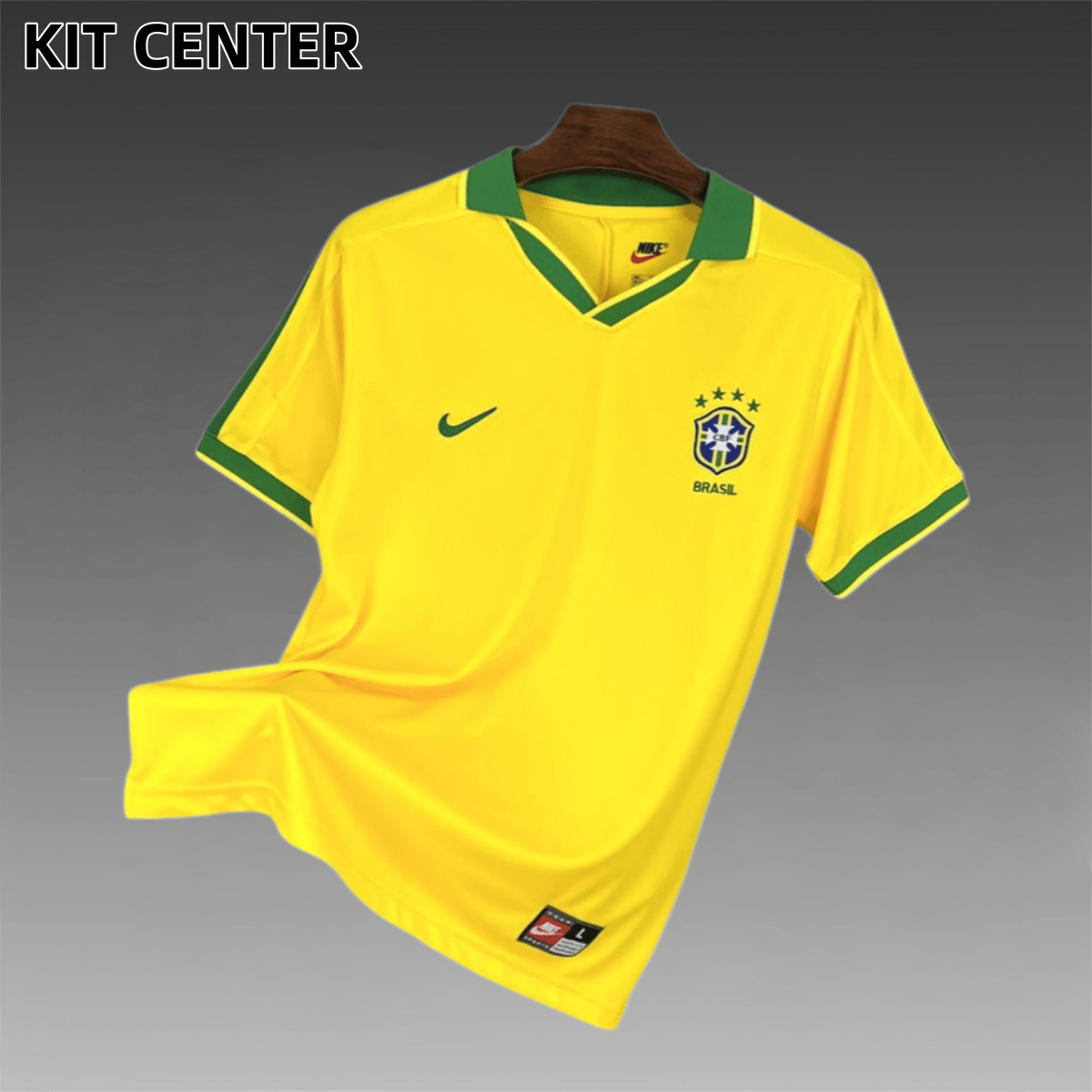 1997 Brazil Home Retro Football Shirt