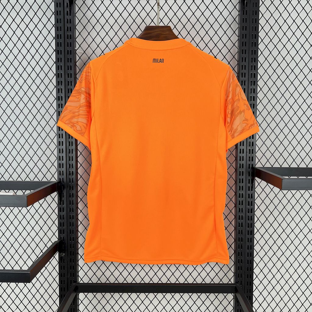 2025/2026 AC Milan Orange Goalkeeper Football Shirt (Fan Edition)