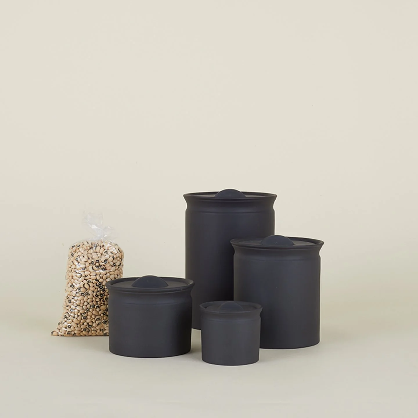 Larder Crock - Black