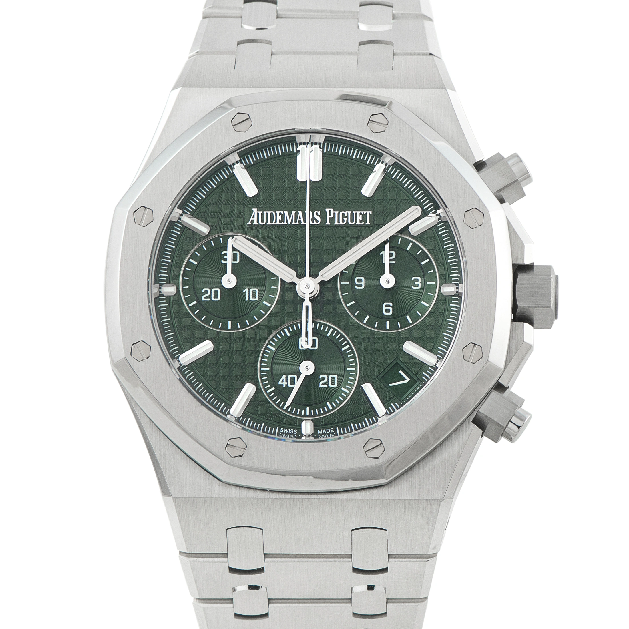 Audemars PiguetRoyal Oak Chronograph Khaki Dial Steel Watch 26240ST.OO.1320ST.08