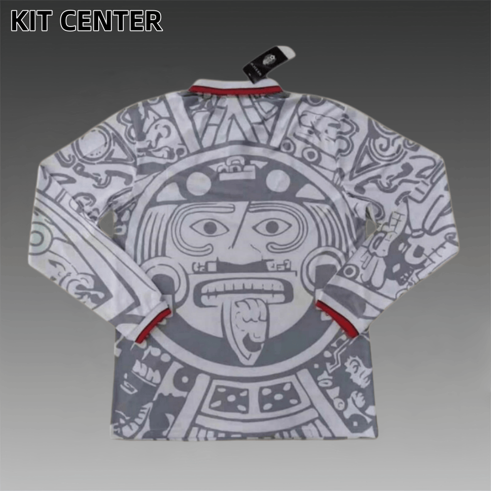1998 Mexico Away Retro Long-Sleeve  Football Shirt