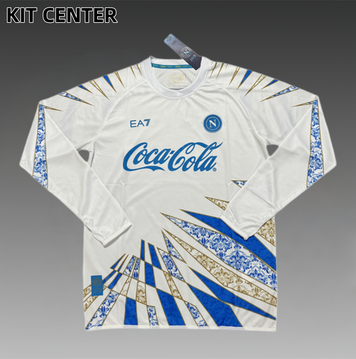2026/2027 Napoli Pre-match Training Long-sleeved Football Shirt (Fan)
