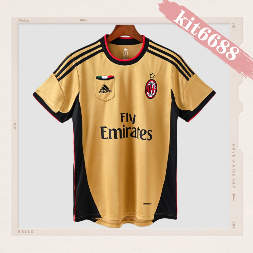 2013/2014 AC Milan Away Retro Football Shirt