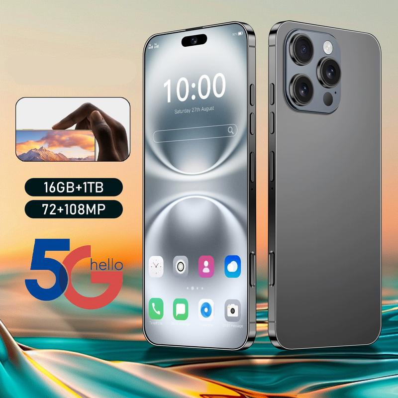 GPT-Phone 16 Pro Max Smartphone with 16GB RAM 1TB Android Storage