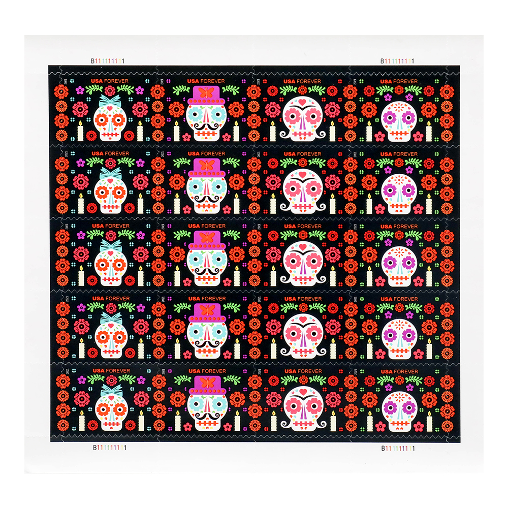 2021 US Day of the Dead Forever Stamps
