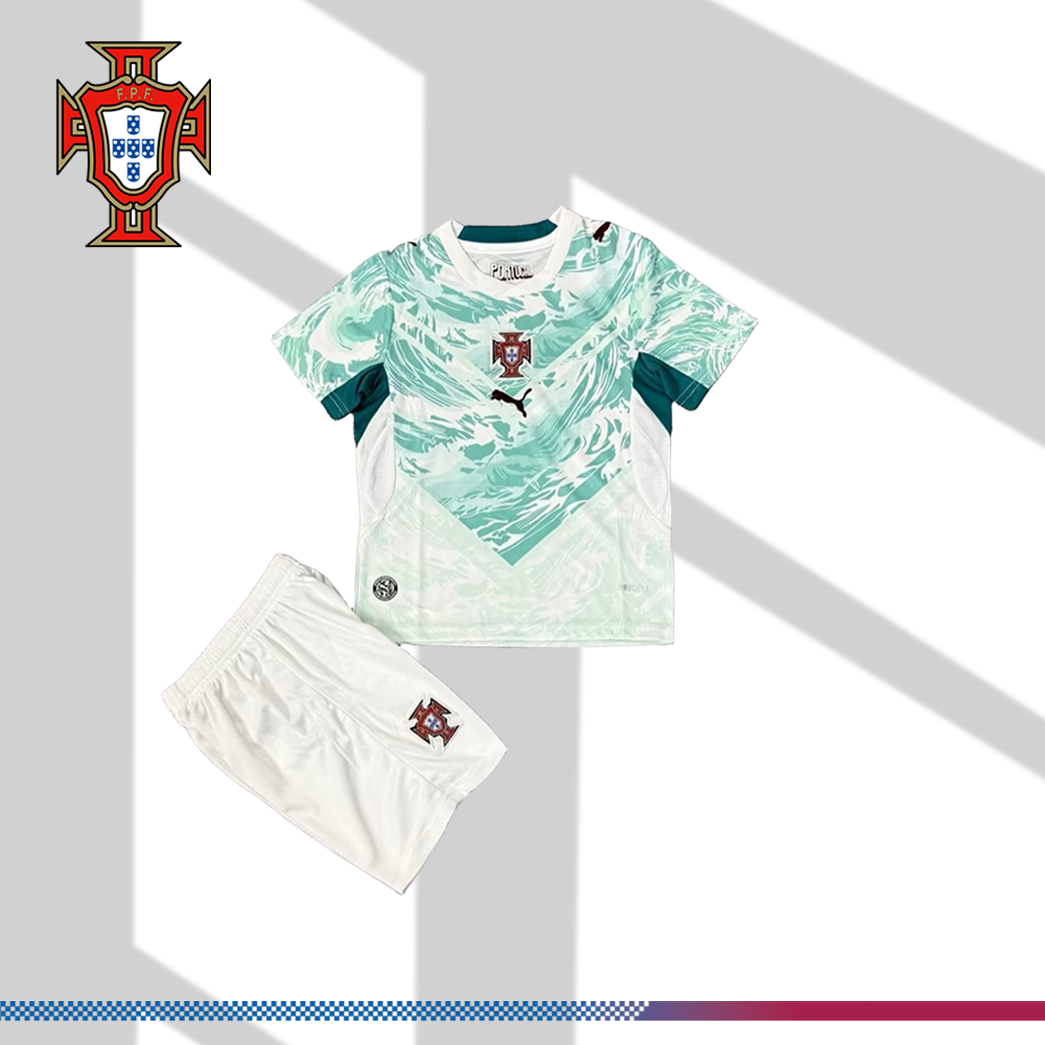 2026 Portugal away Football Jersey (Kids Kit socks)