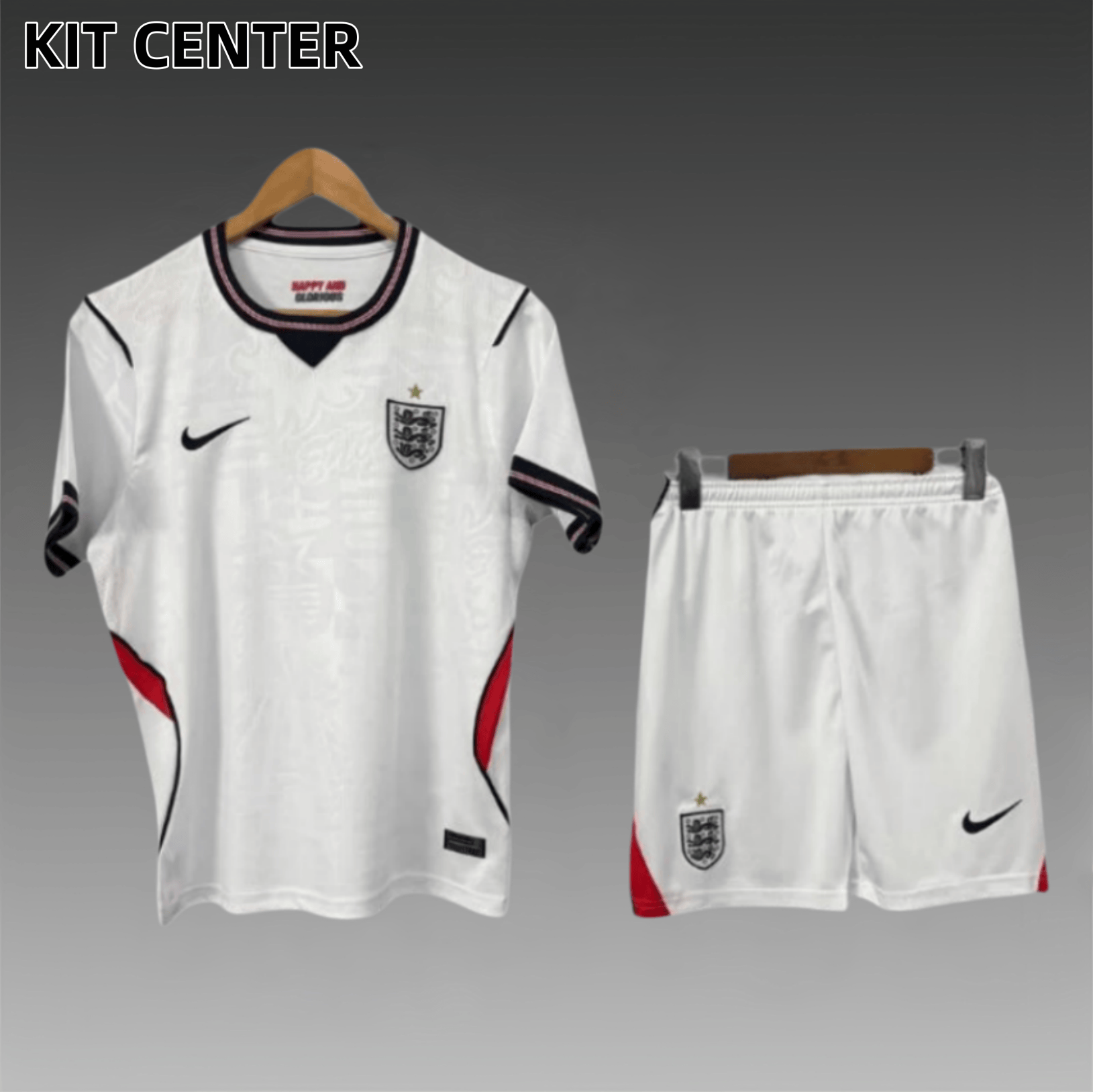 2026 England Home Kids Football Shirt （ Kids Kit socks)