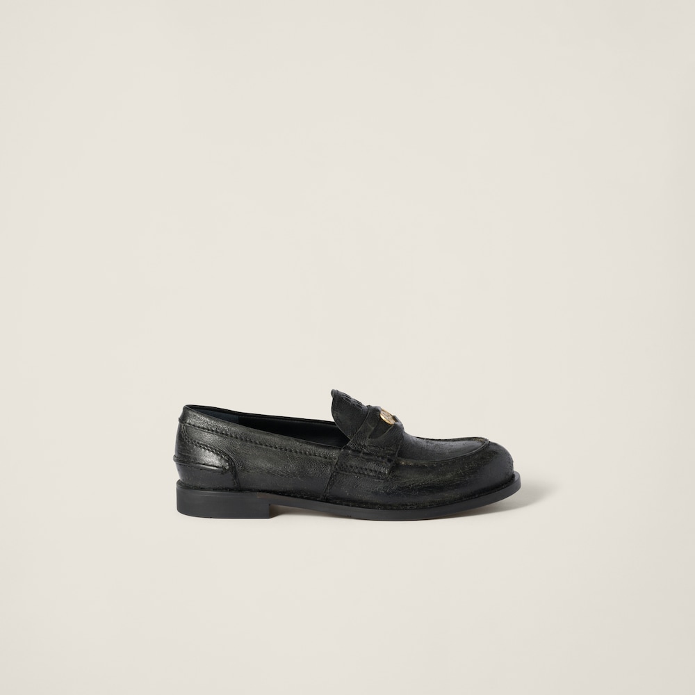 Calfskin penny loafers