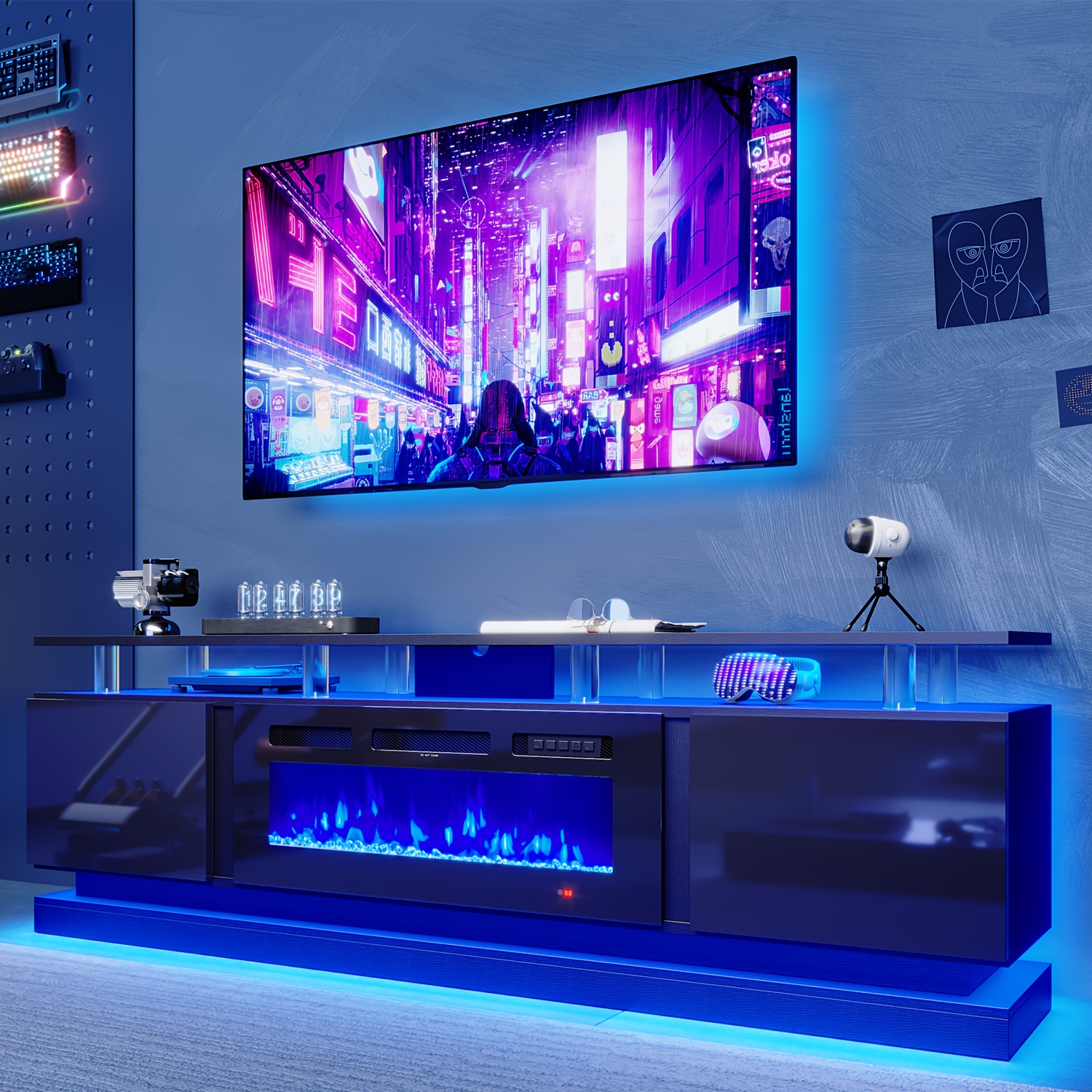 Fireplace TV Stand, 36