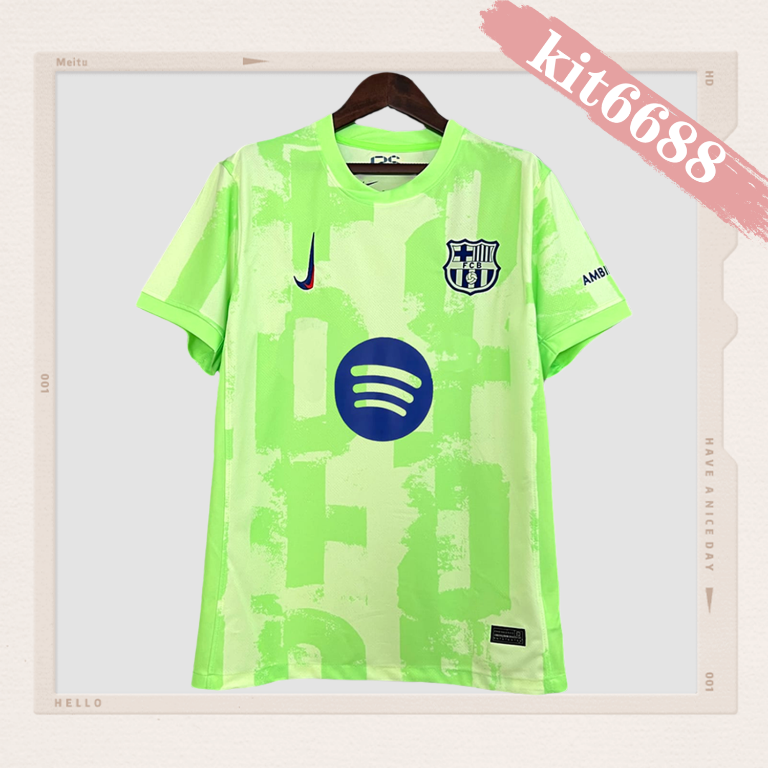 2024/2025 Barcelona Third Away Edition Football Shirt（Fan Edition）