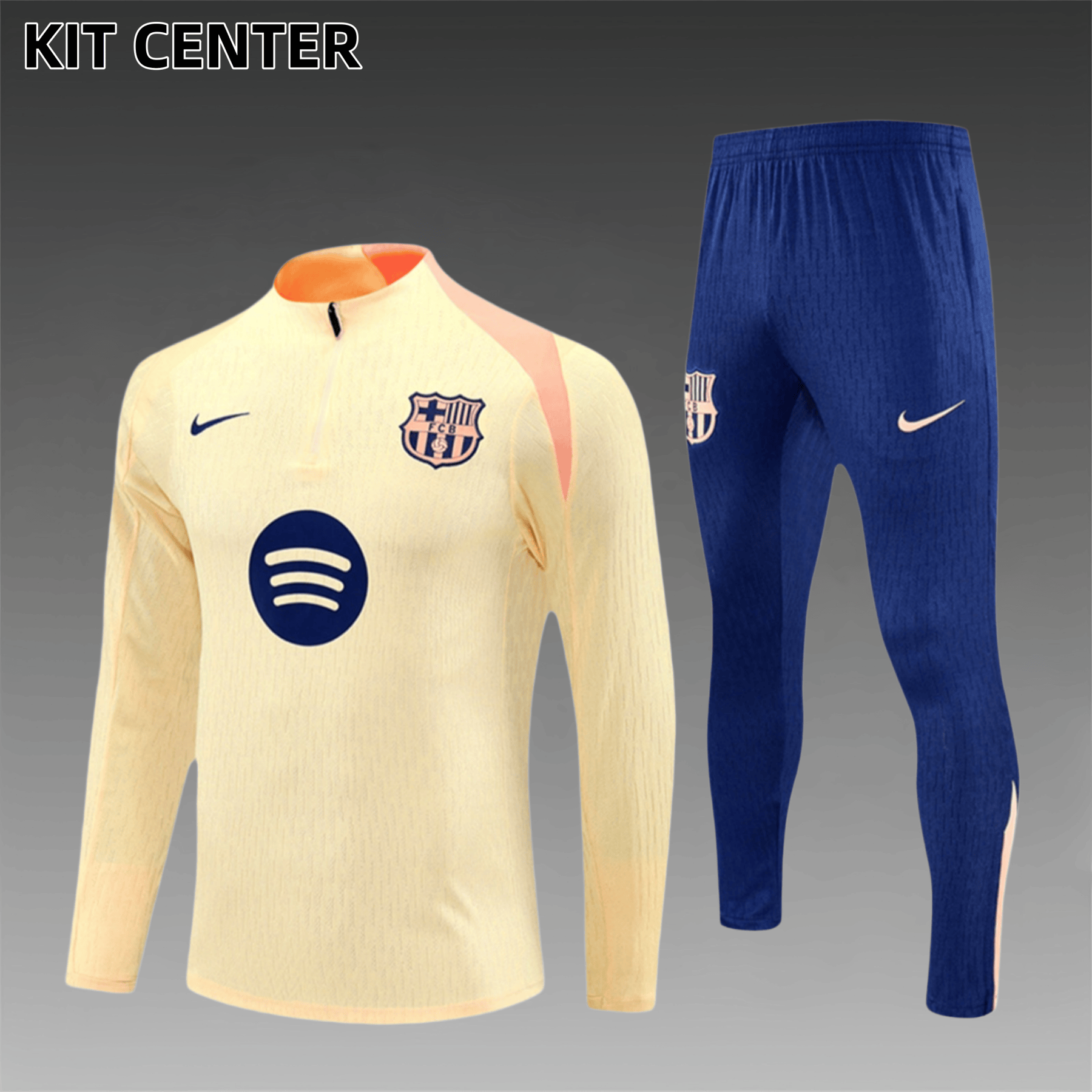 2025/2026 Barcelona Adults Half-Zip Training Kits (Adults Kit)