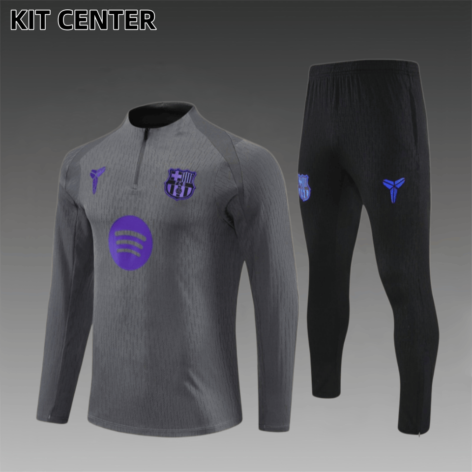 25/26 Barcelona Half Zip TrainingWear (Adult Kids Kit)