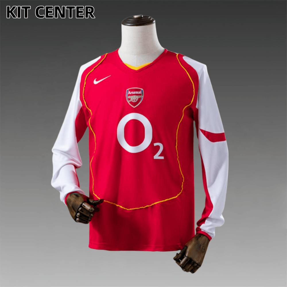 04/05 Arsenal Home  Retro Long Sleeve Football Shirt