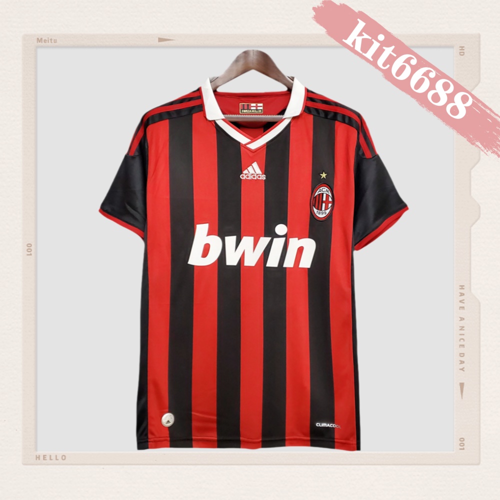2009/2010 AC Milan Home Retro Football Shirt