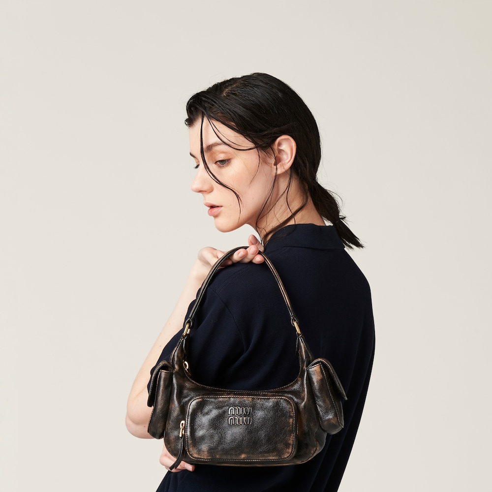 Nappa leather Pocket bag