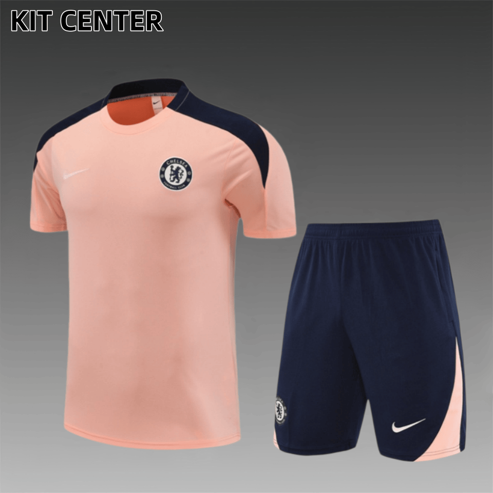 25/26 Chelsea Short Sleeve Training Suit (Adult and Children's Set)