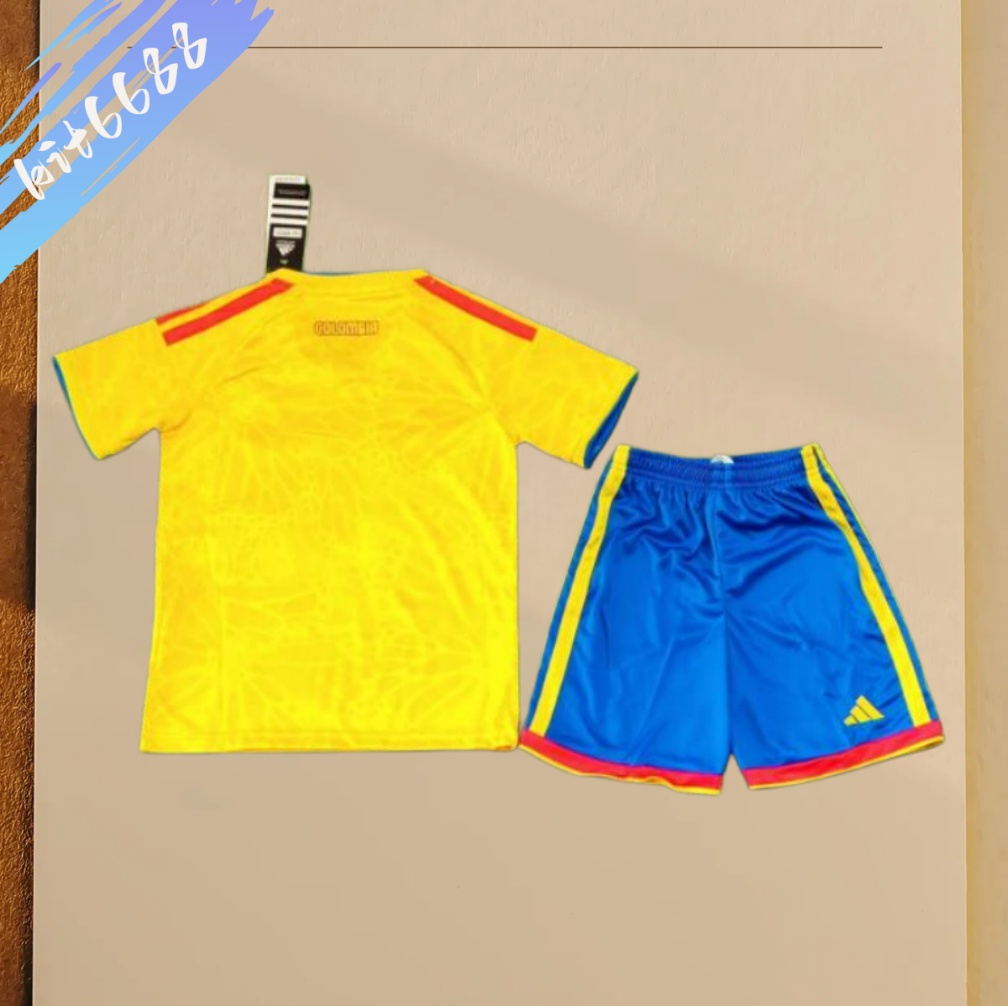 2026 Colombia Home Football Shirt (Kids Kit socks)