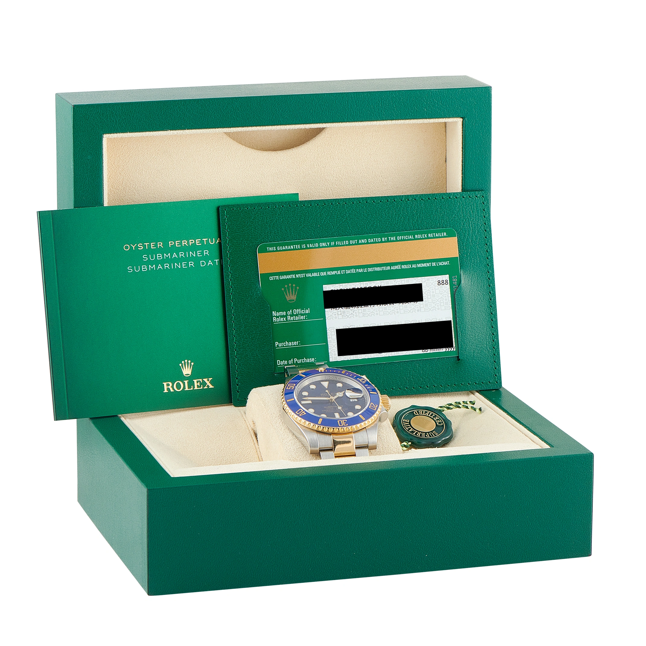 RolexSubmariner Steel and Yellow Gold Watch 116613