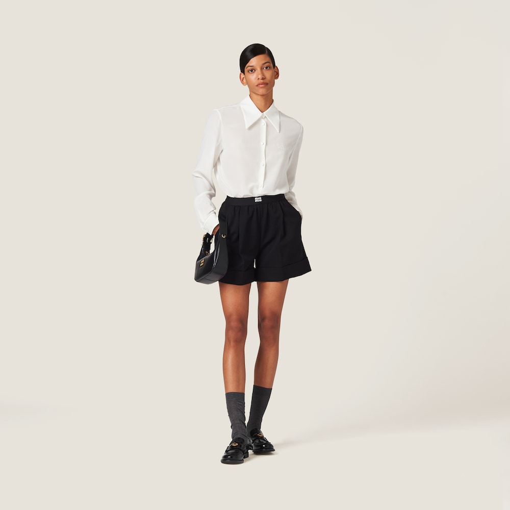 Crepe de chine shirt