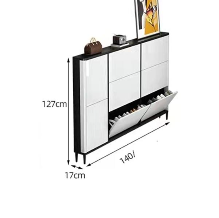Simple and modern ultra-thin shoe cabinet with large capacity