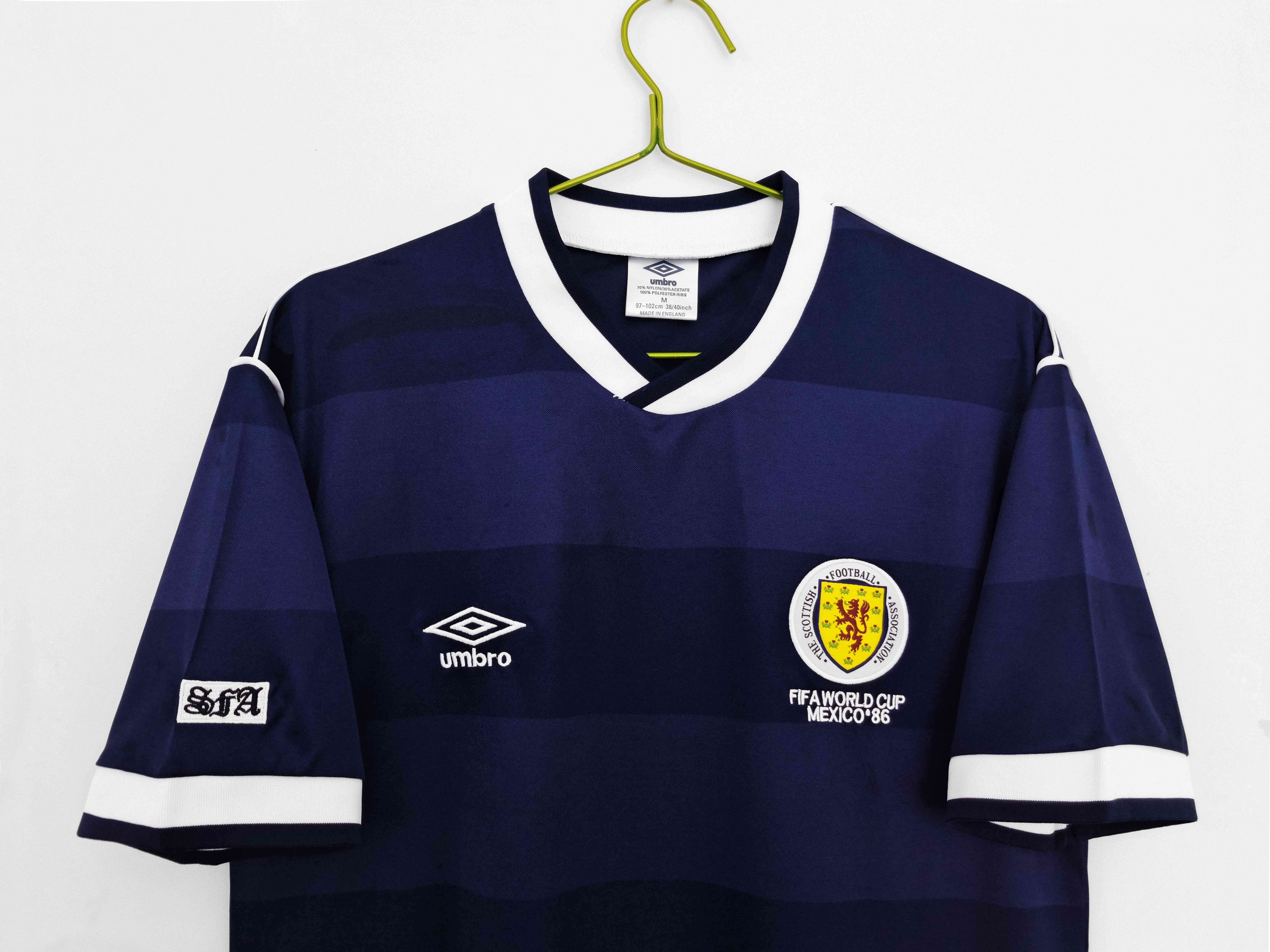 1987/1988 Scotland home football shirt（Retro）