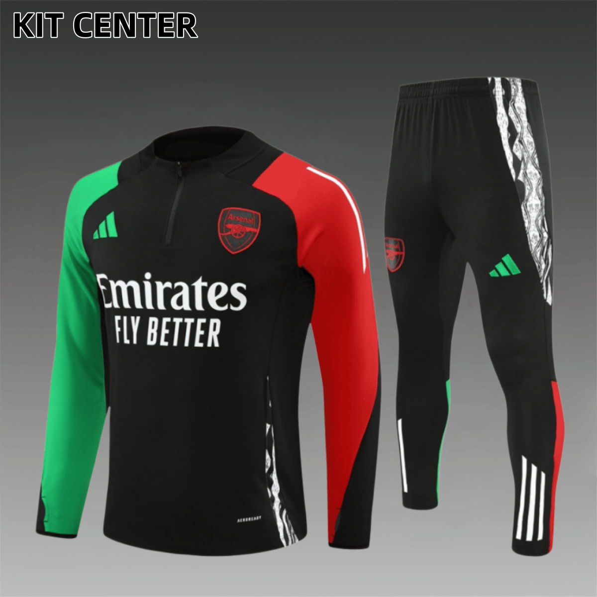 2025/2026 Arsenal Kids Half Zip Training Clothes (Adult Kids Kit)