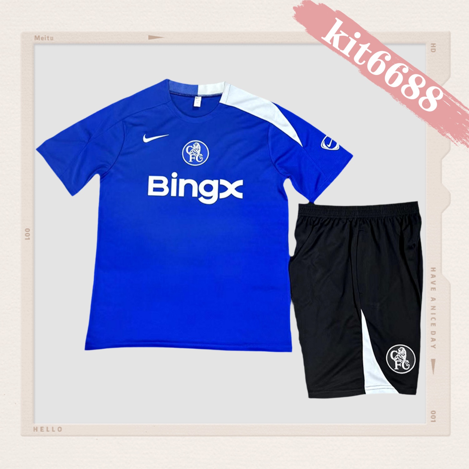 2025/2026 Chelsea Kids Short-Sleeve Training Kits (Adult Kids Kit)