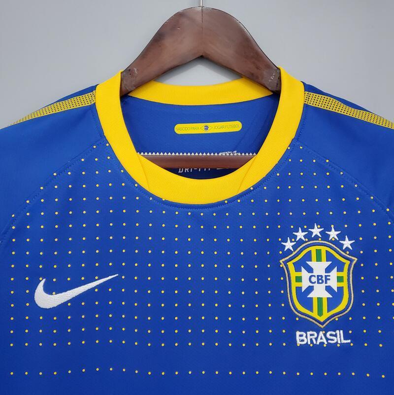 2010 Brazil away Retro Football Shirt