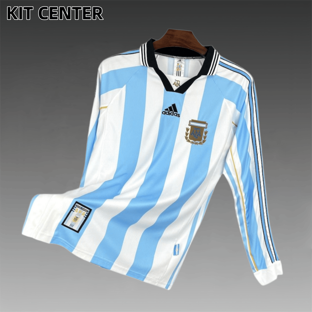 1998 Argentina Long Sleeve Vintage Football Shirt