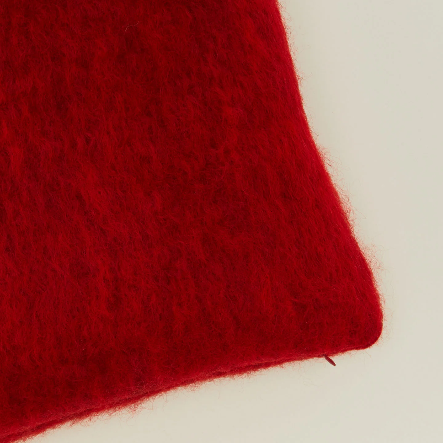 Mohair Pillow - Red