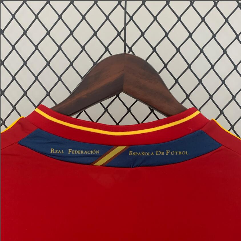 2012 Spain home Retro Football Shirt