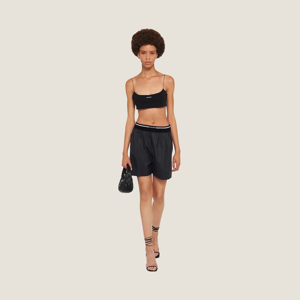 Glen Plaid Bermuda shorts