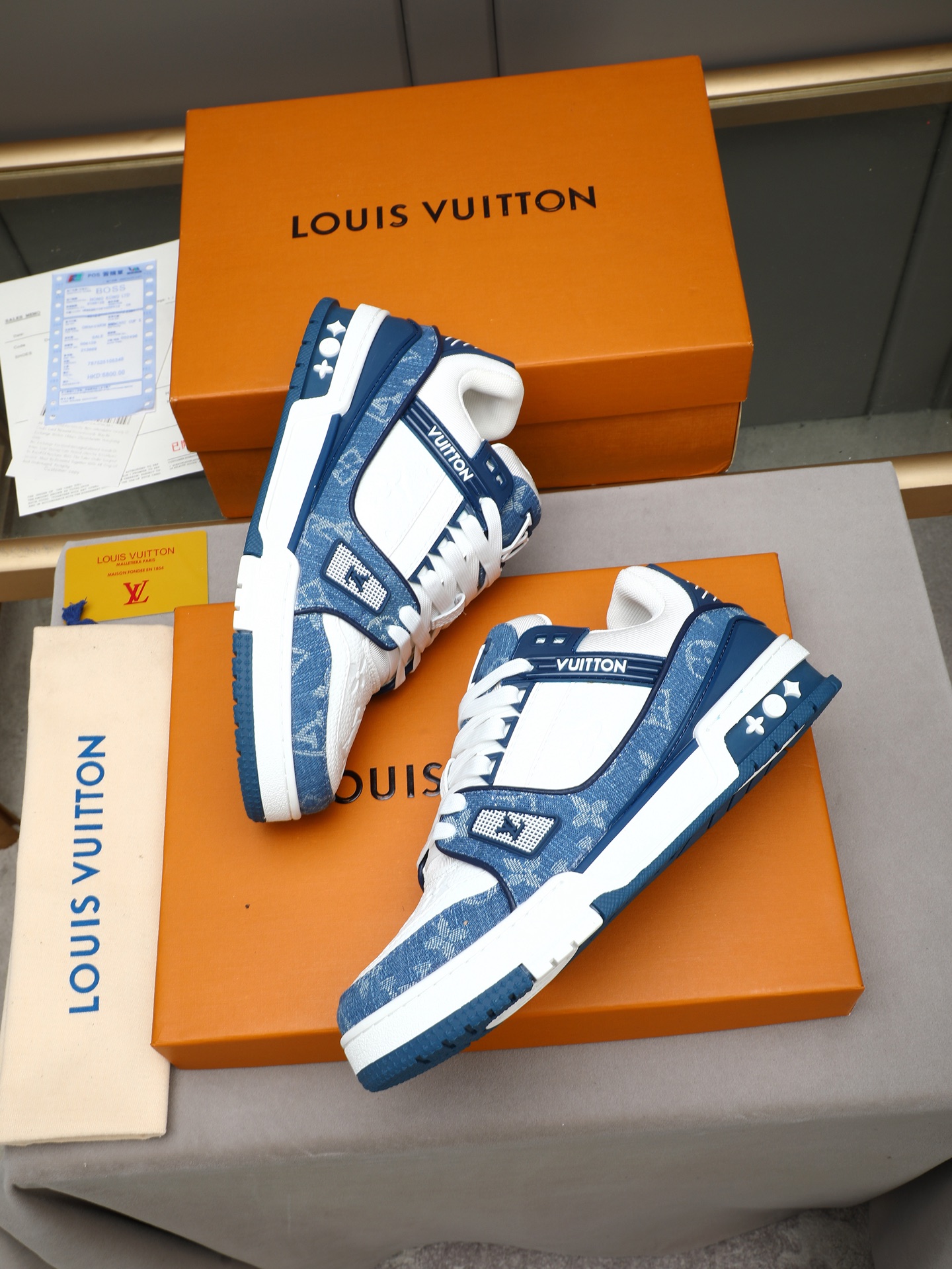 LV Louis vuitton Trainer Sneaker Low Virgil Abloh Monogram